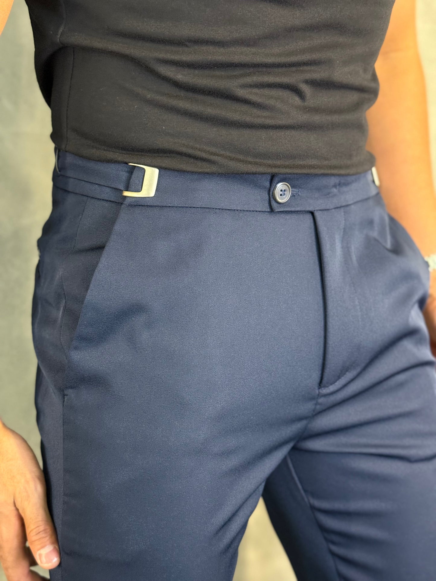 CALÇA ALFAIATARIA VIENA MARINHO