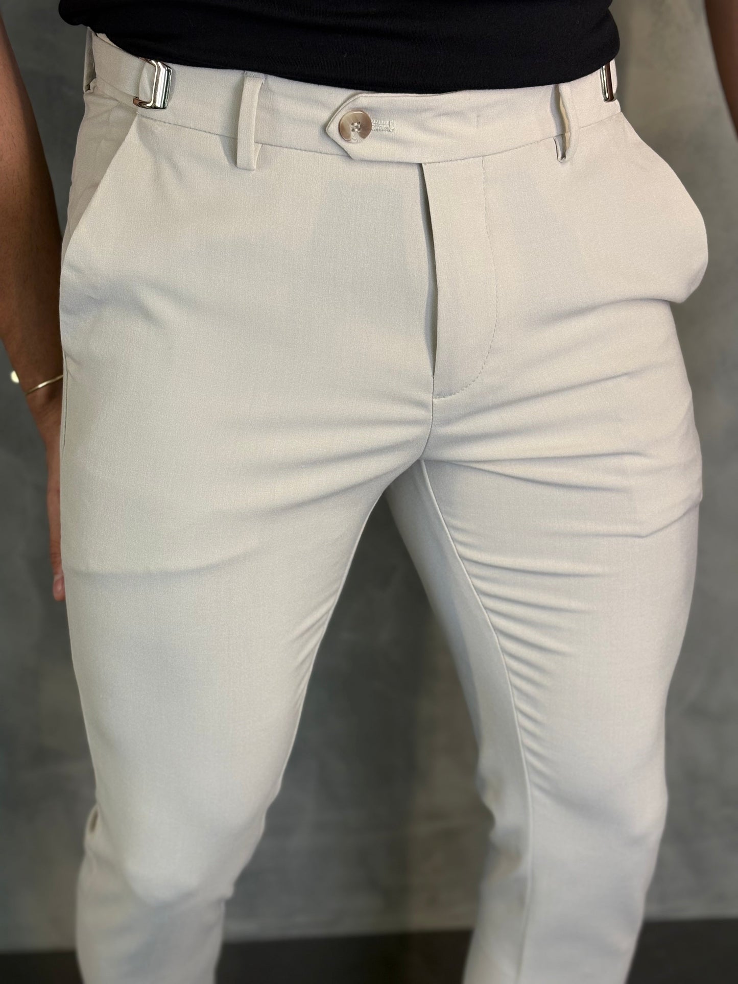 CALÇA ALFAIATARIA ATENAS AREIA