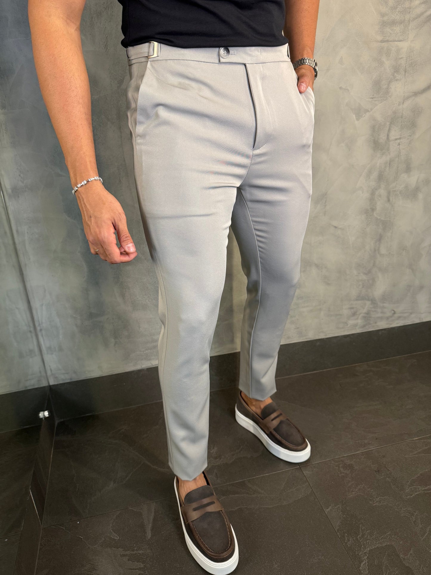 CALÇA ALFAIATARIA VIENA CINZA