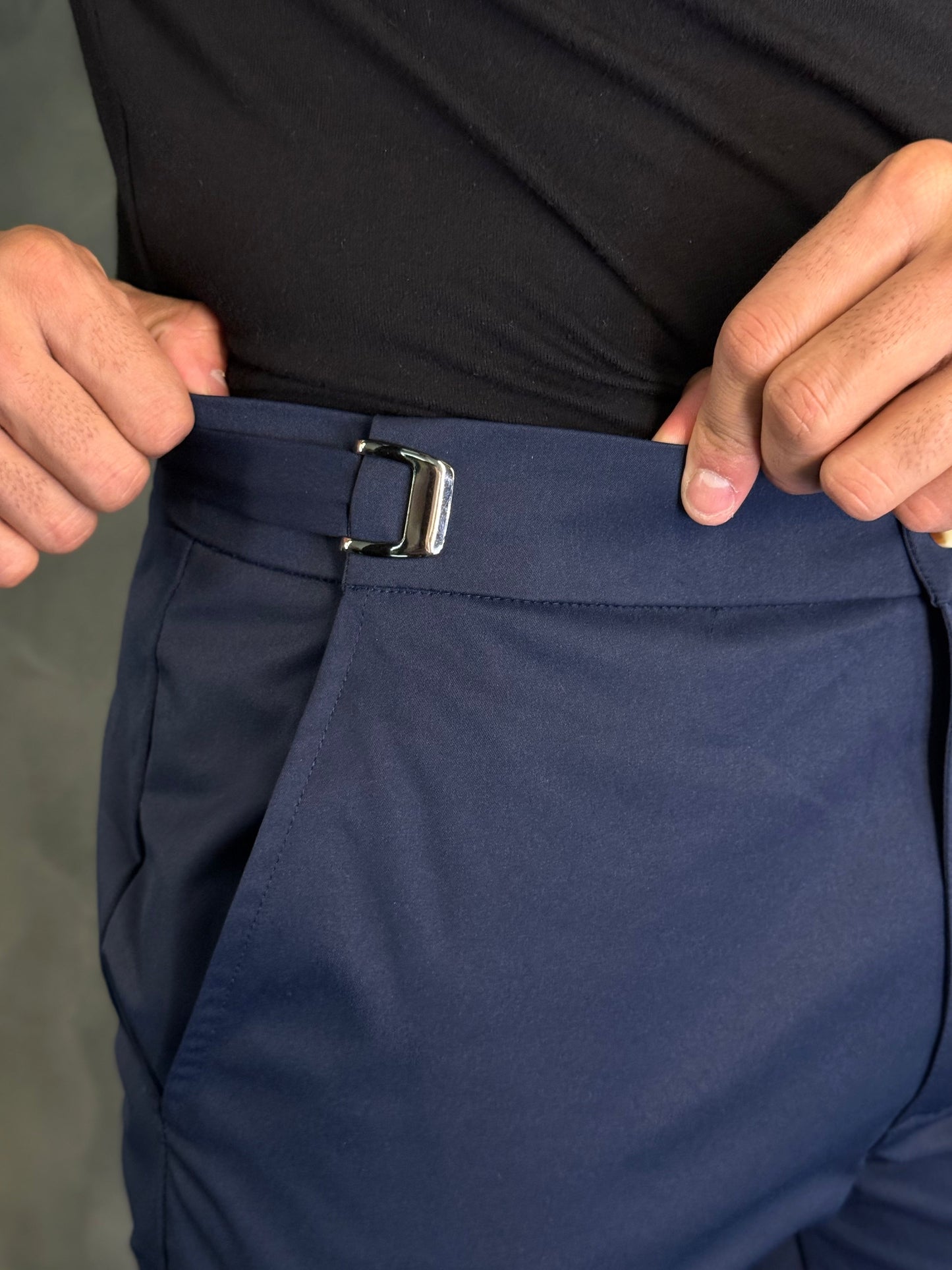 CALÇA ALFAIATARIA MÔNACO MARINHO