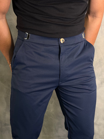 CALÇA ALFAIATARIA MÔNACO MARINHO