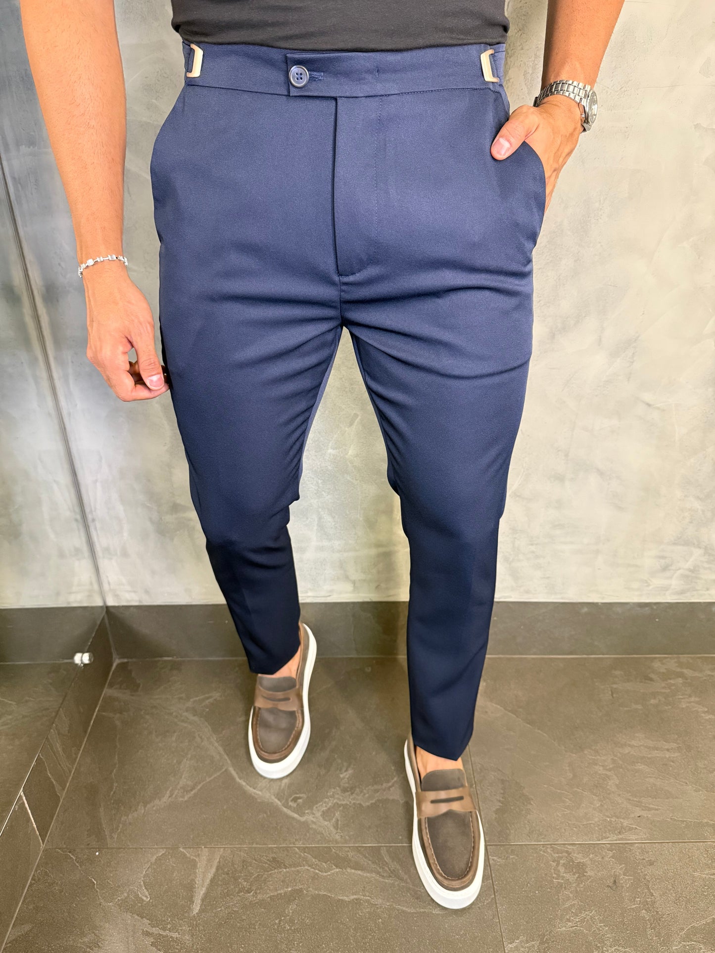 CALÇA ALFAIATARIA VIENA MARINHO