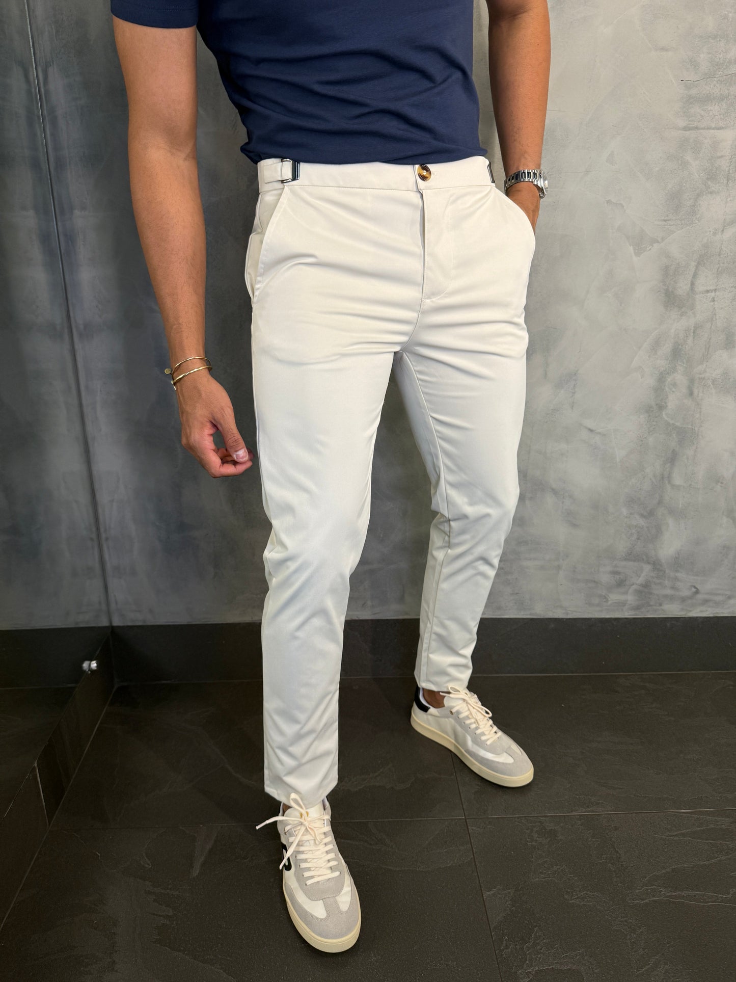 CALÇA ALFAIATARIA MÔNACO AREIA