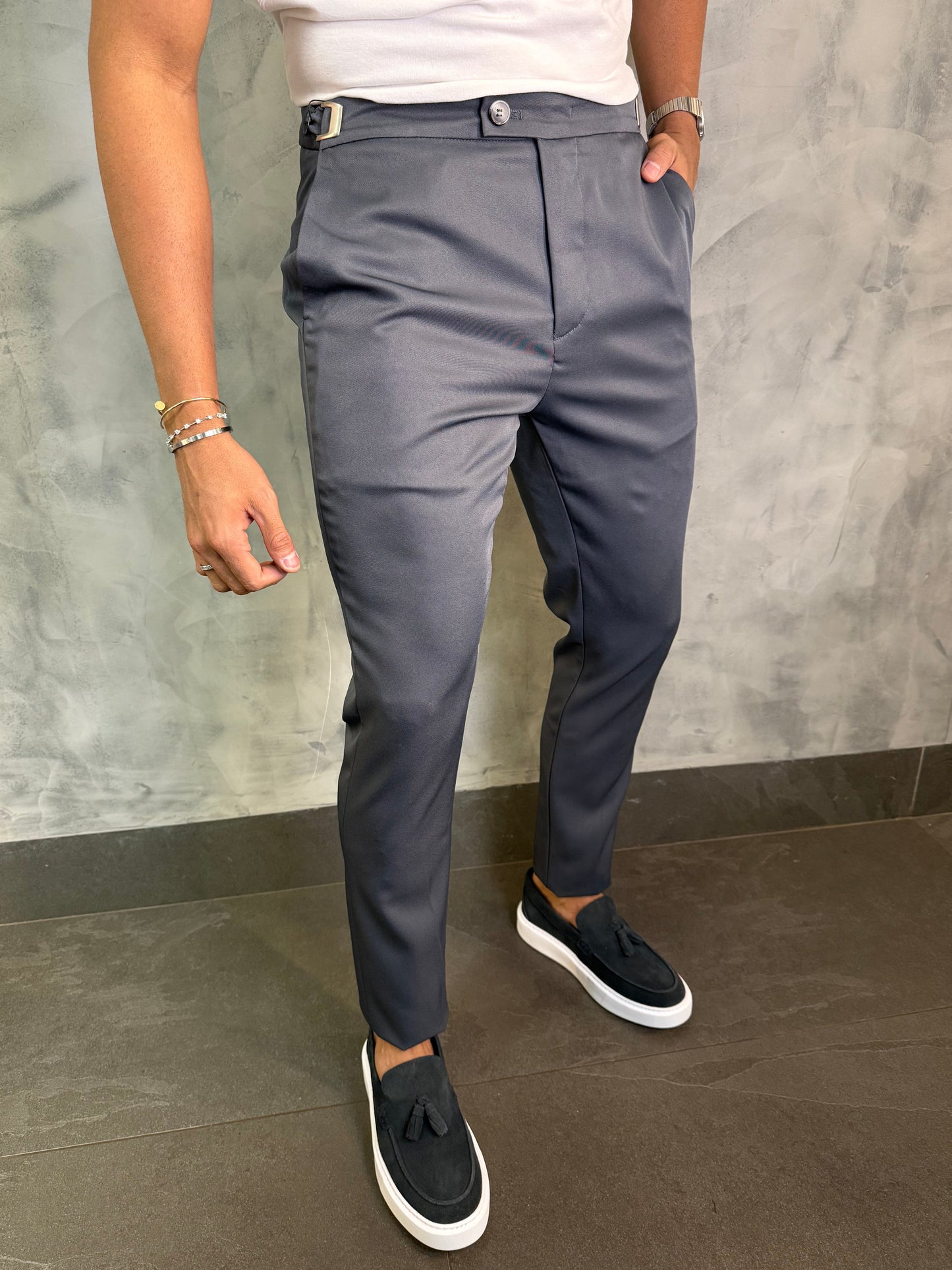 CALÇA ALFAIATARIA VIENA CHUMBO