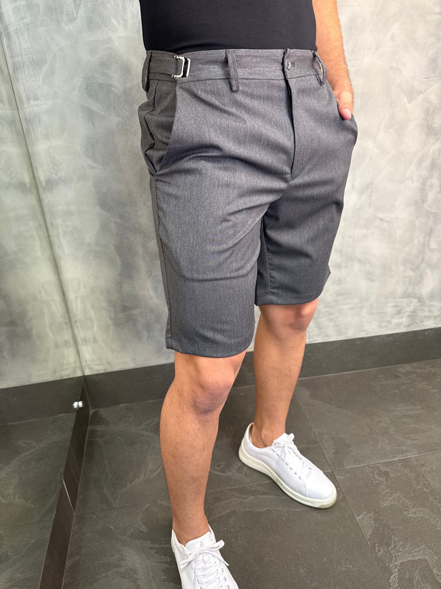 BERMUDA ALF. CASUAL-DAY C/ AJUSTE CINTURA PONTO H CHUMBO