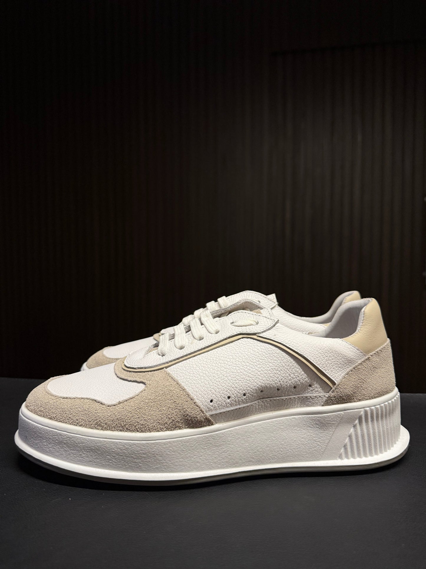 SNEAKER LEXUS PONTO H BRANCO/NATURAL