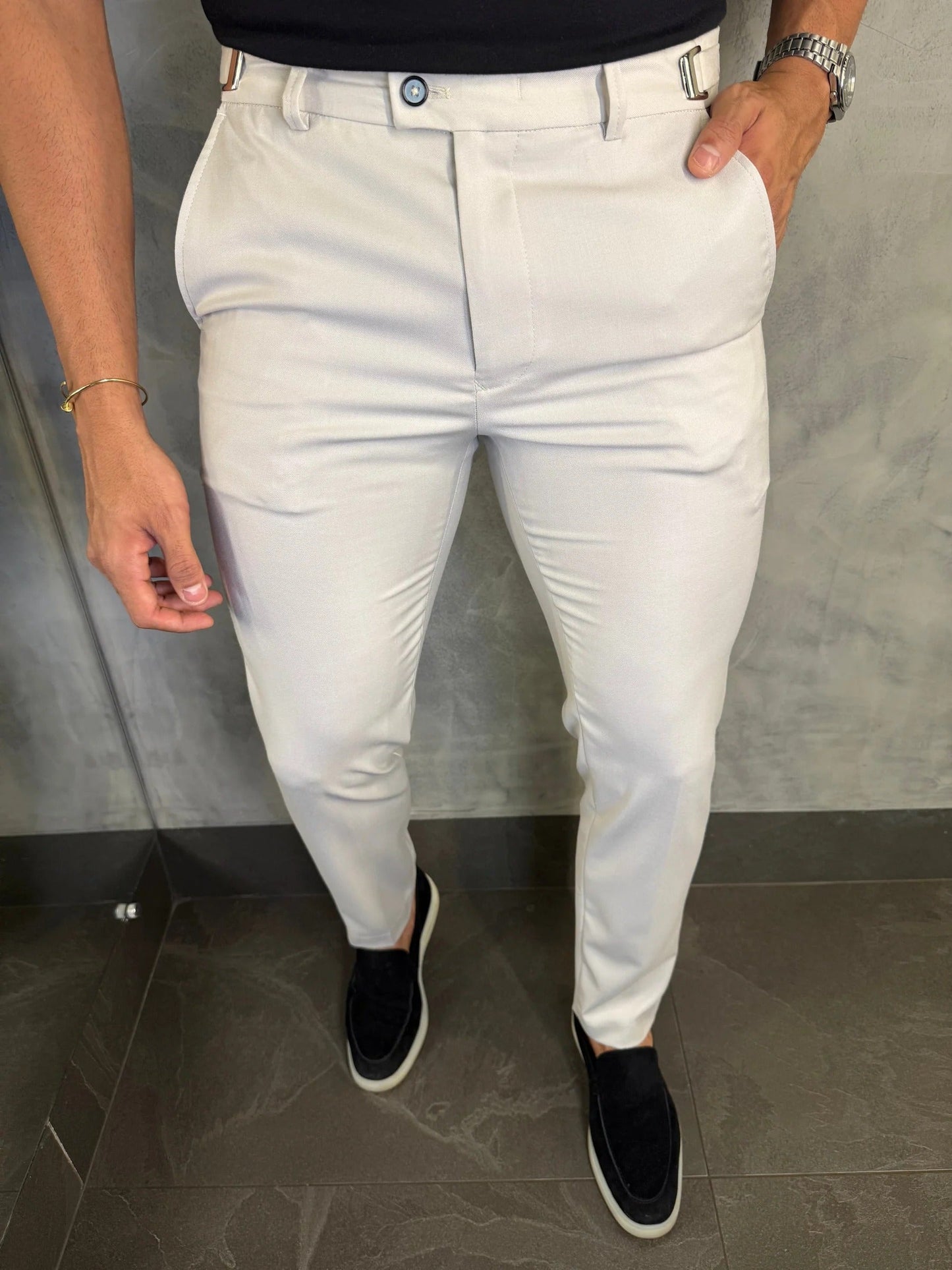 Calça Alfaiataria Premium Catraca Mônaco – Estilo, Conforto e Caimento Perfeito