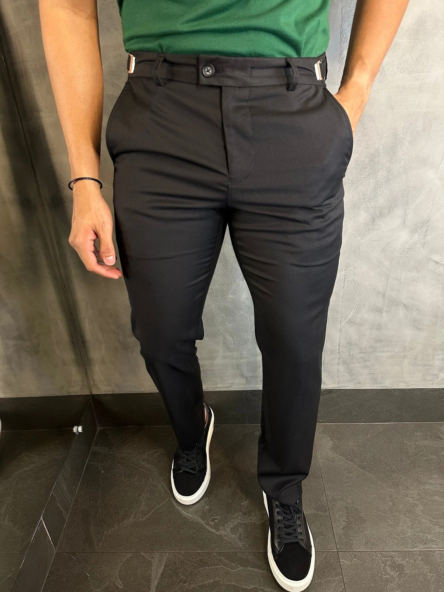 Calça Alfaiataria Premium Catraca Mônaco – Estilo, Conforto e Caimento Perfeito