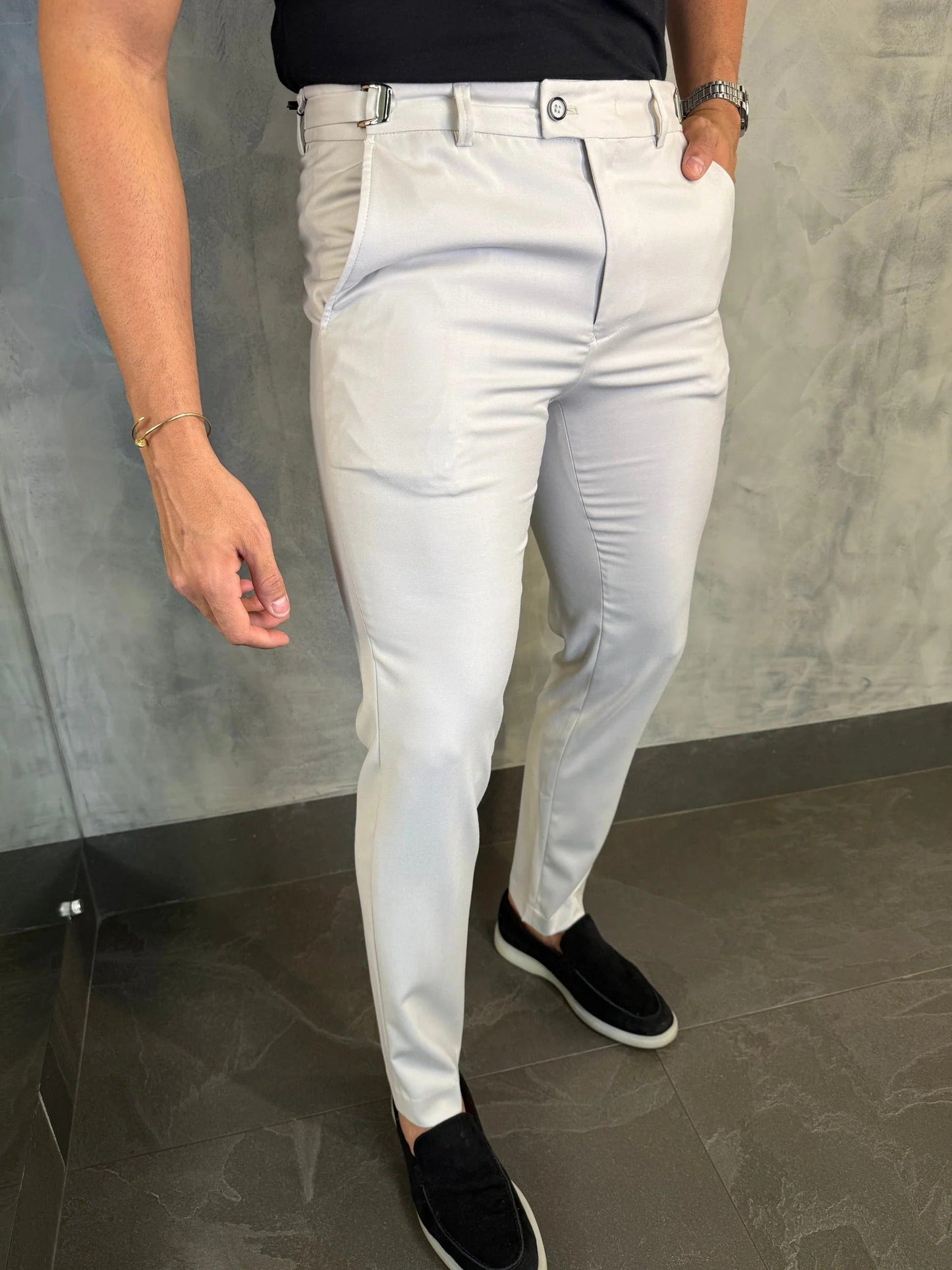 Calça Alfaiataria Premium Catraca Mônaco – Estilo, Conforto e Caimento Perfeito