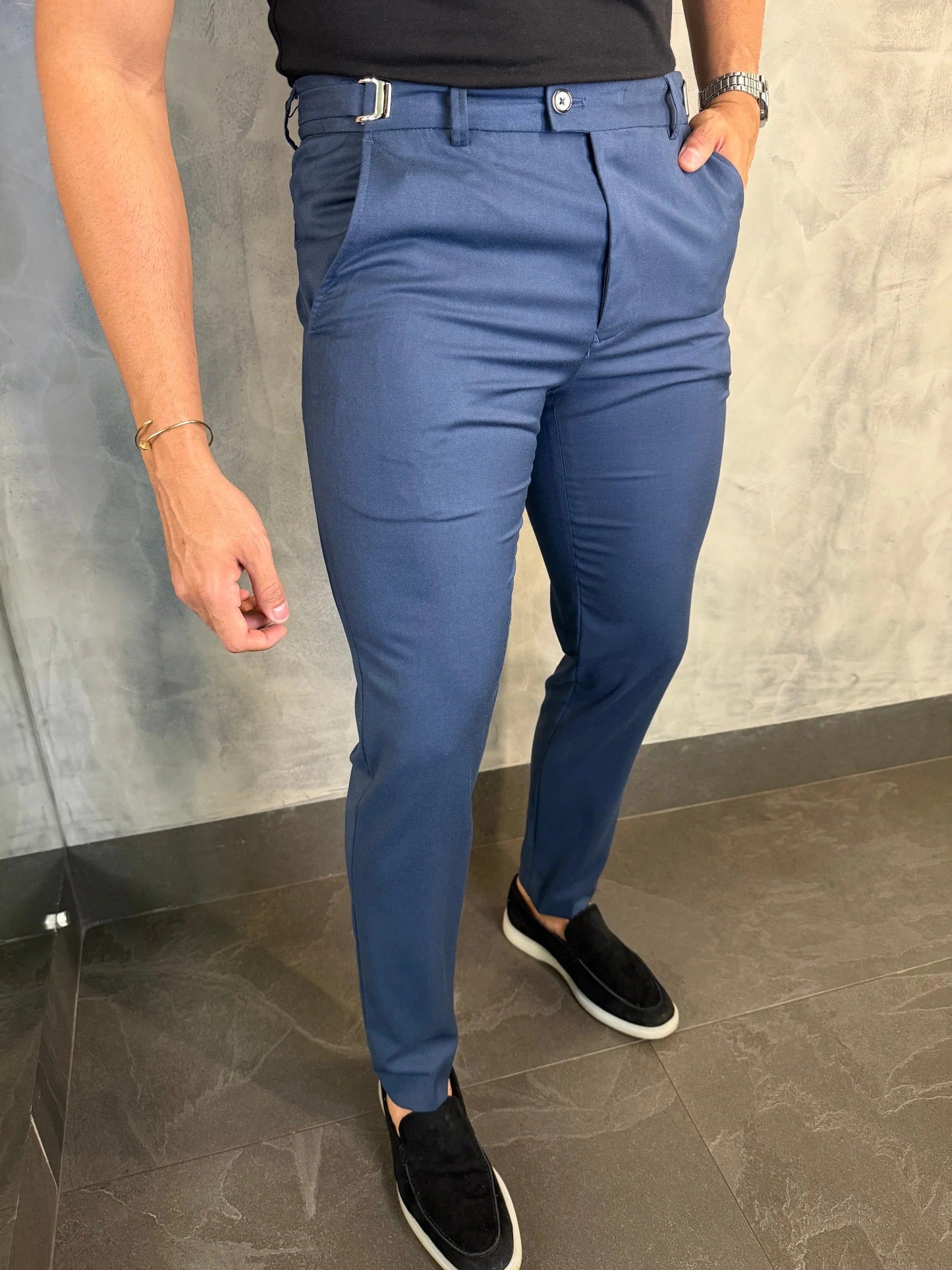 Calça Alfaiataria Premium Catraca Mônaco – Estilo, Conforto e Caimento Perfeito